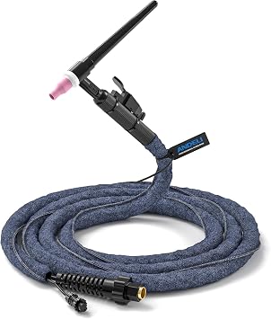 ANDELI TIG Welding Torch 220Amp WP-26 Welder Torch 8 Meters Connector 10-25 with TIG Welding Gun Valve Head TIG Welder Tool