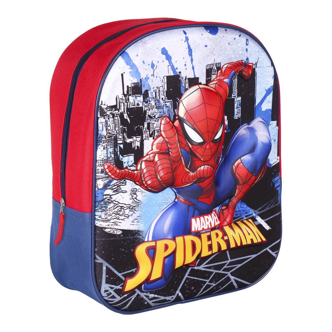 CERDÁ LIFE'S LITTLE MOMENTS Boy's Nursery Backpack with 3D Image of Spiderman-Preschool Bag with Single Pocket for 3-6 Year Old Children, 25.0 x 31.0 x 10.0 cm