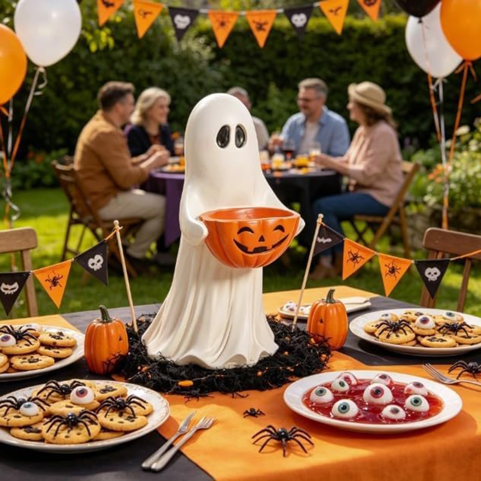 Scultura Fantasma Statuetta di Halloween in Resina (35 cm)