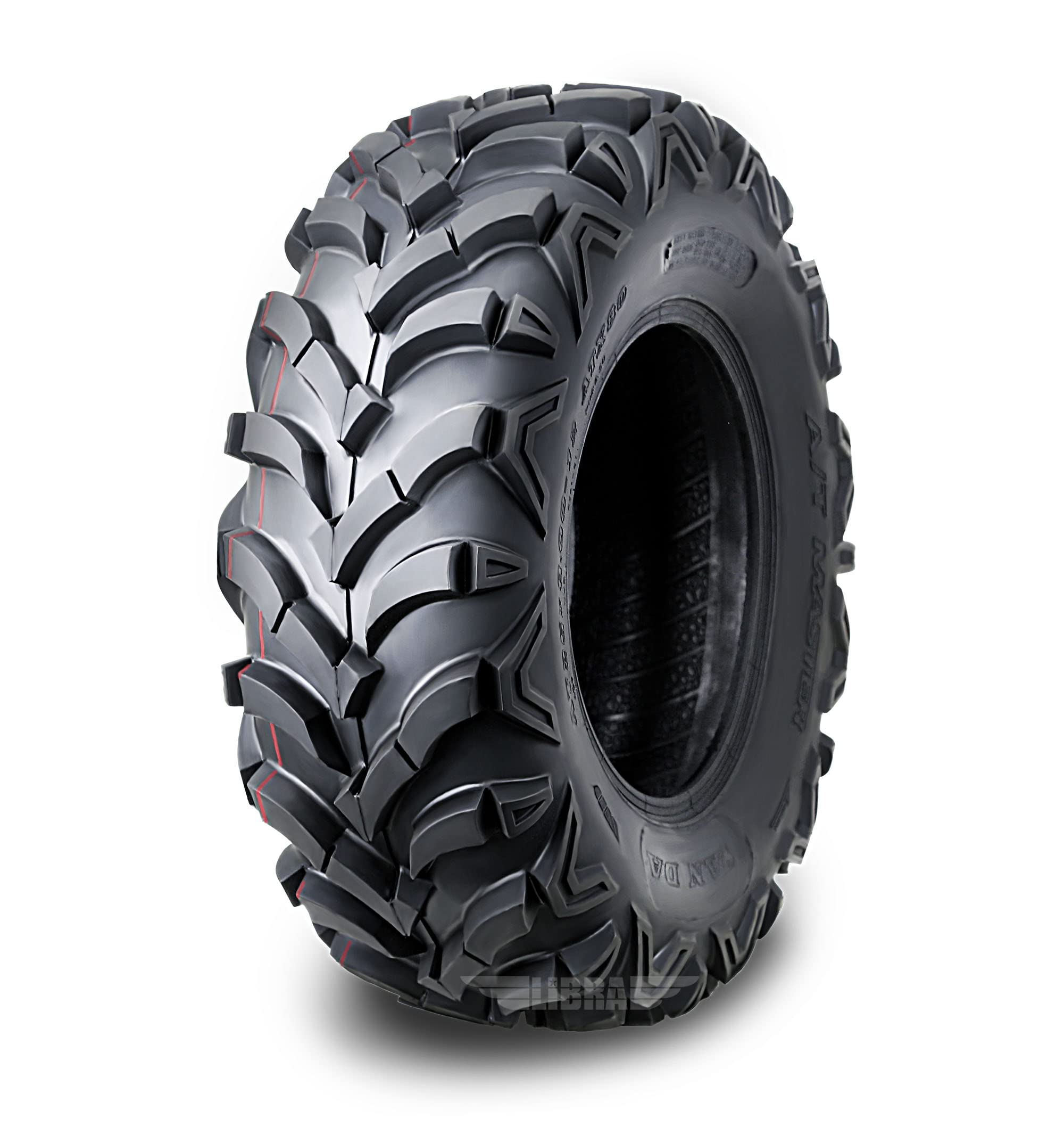 WANDA UTV ATV Tire AT MASTER 25x8-12 25x8x12 6PR Solid Lug Mud Snow 10157