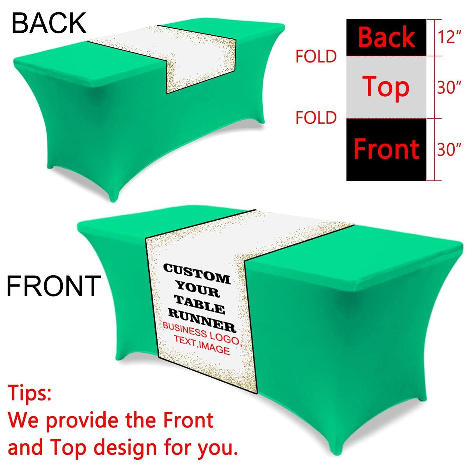Custom Table Runner with Business Logo, 13