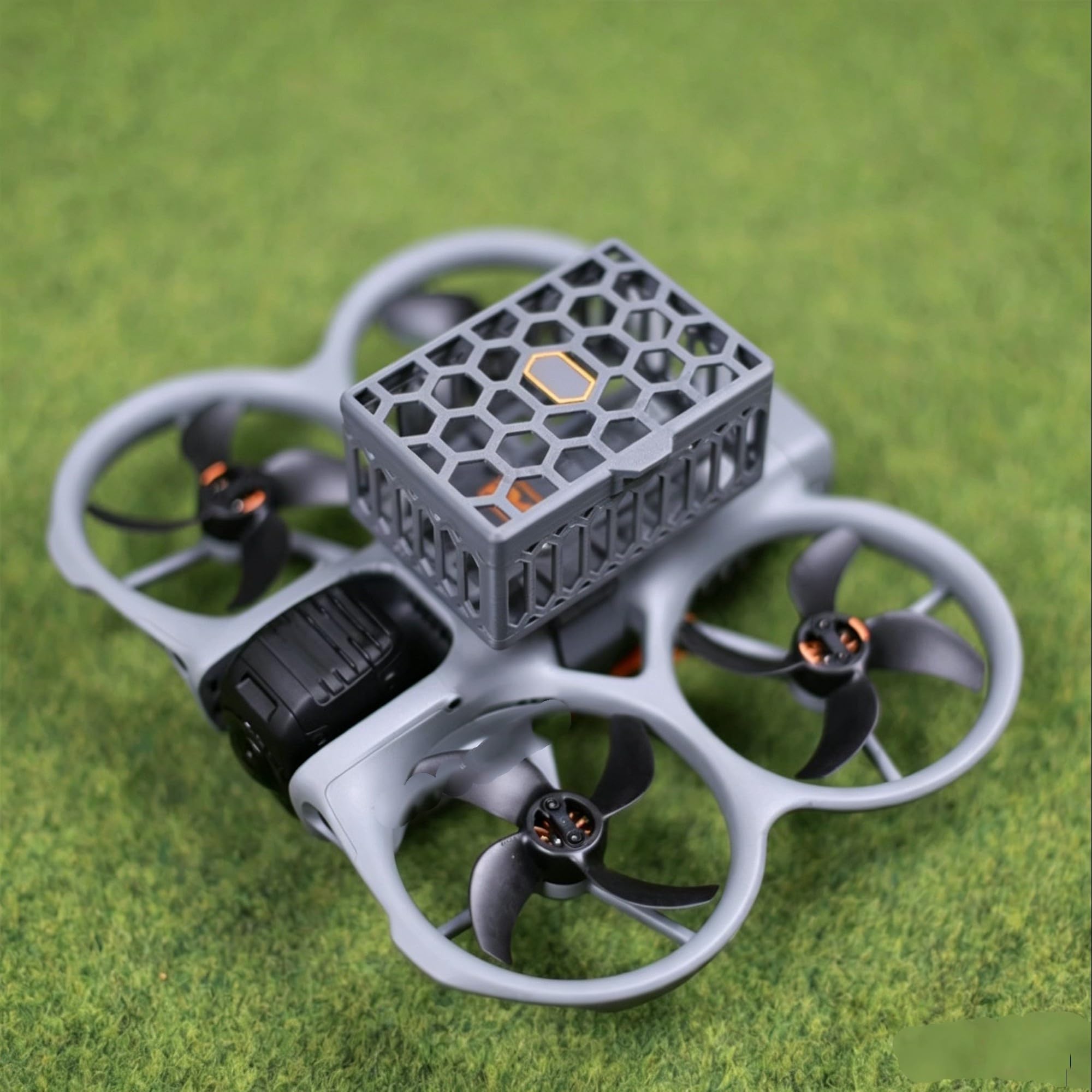 Compatibile Con DJI Kit Carrello Atterraggio Cestino Apertura Magnetica | Avata360,Supporto fissaggio faro e asta bandiera,pezzi ricambio multiuso