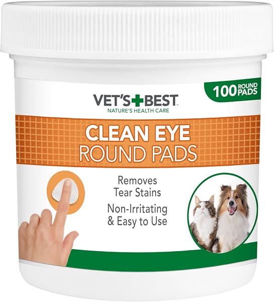 Vet's Best Natural eye cleansing wipes for dogs - 100 disposable wipes - 1