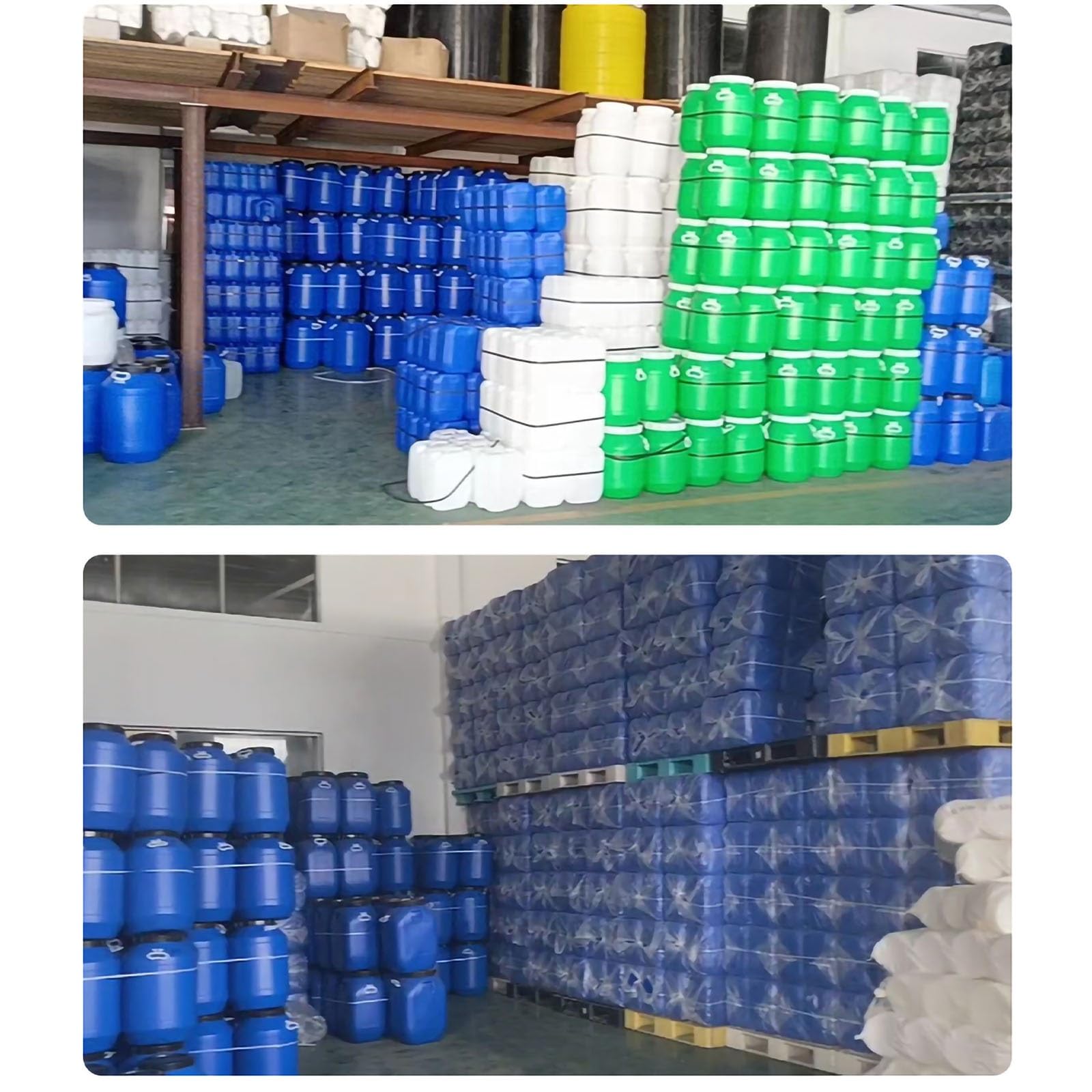 Versiegeltes Kunststoff-Lagerfass mit Deckel – HDPE-Gärbehälter für Getreide, Flüssigkeiten, Haushalt und Industrie – Robustes, versiegeltes Fass mit Griffen – Lebensmittelecht (Blau, 30 l)