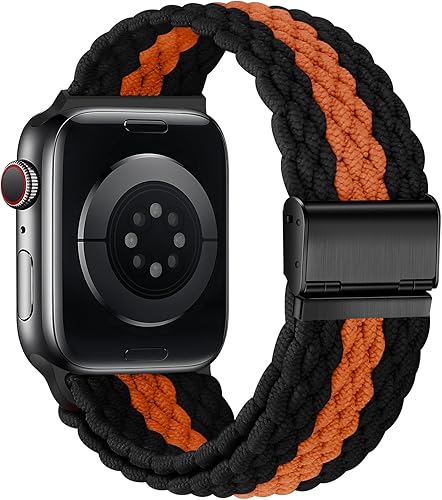 Miniatura 9 de Anlinser Solo Loop trenzada compatible con Apple Watch Band de 1.92 pulgadas, 1.77 pulgadas, 1.73 pulgadas, 1.65 pulgadas, correa deportiva de