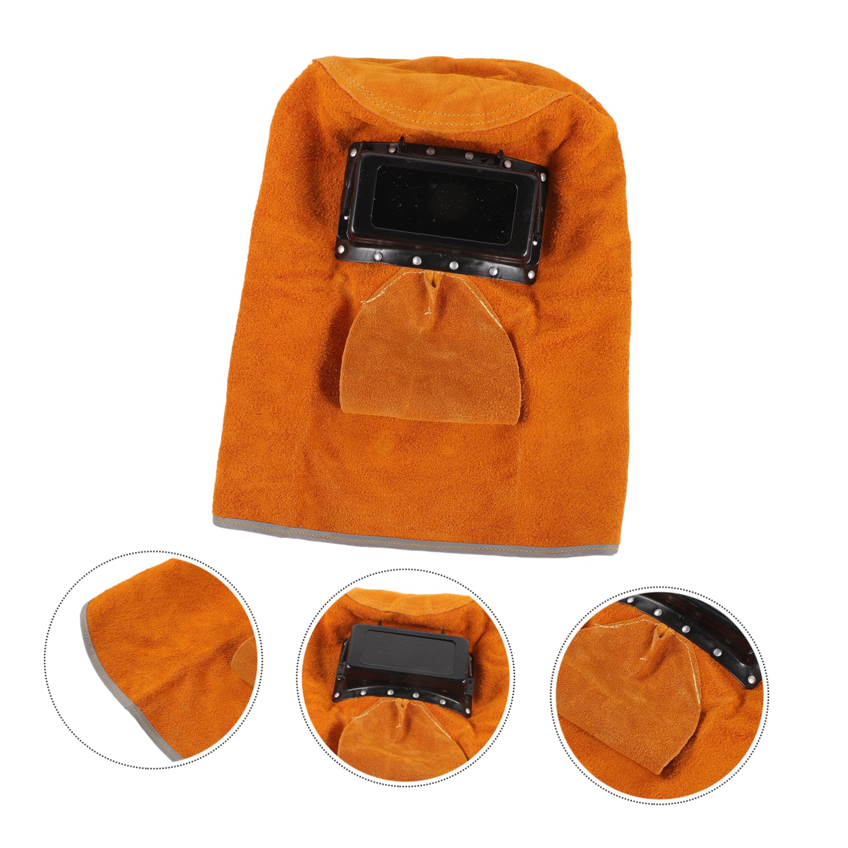 Uonlytech 4piezas Casco De Soldadura Ajustable Con Facial y Ocular De Soldar Con Lente Diseño Ergonómico y Ventilación Para Mayor Comodidad