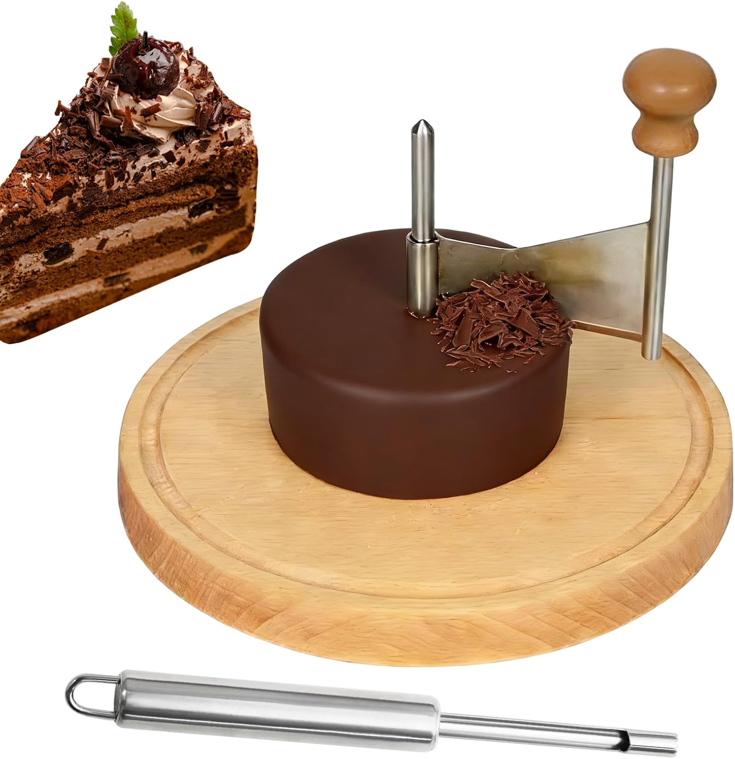 Cheese Curler Wheel - Manual Handheld Multifunctional Rust-proof Shredder | Chocolate Cheese Shaver Curler - for Restaurant Cafe Home Dessert Shop