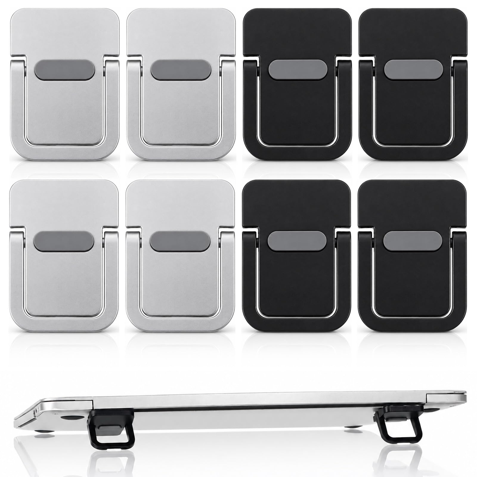 Portable Keyboard Riser, 8pcs Mini Laptop Stand Adjustable Keyboard Stand