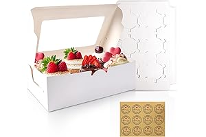 20 Pack 6 Cupcake Reusable Carrier - Cupcake Holder with Window -...