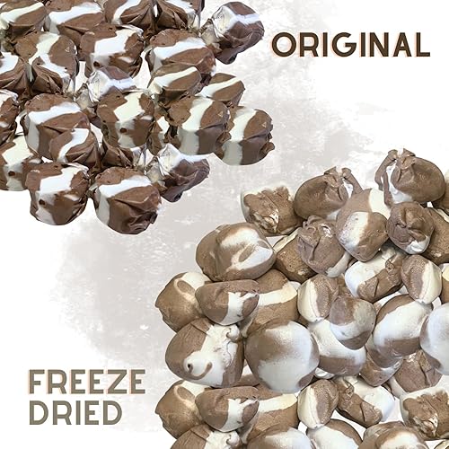 Miniatura 2 de Caramelo liofilizado de agua salada Taffy 2 oz  Cortado para morder trozos  Se envía en caja  Deliciosamente crujiente, sabor intenso, aperitivo