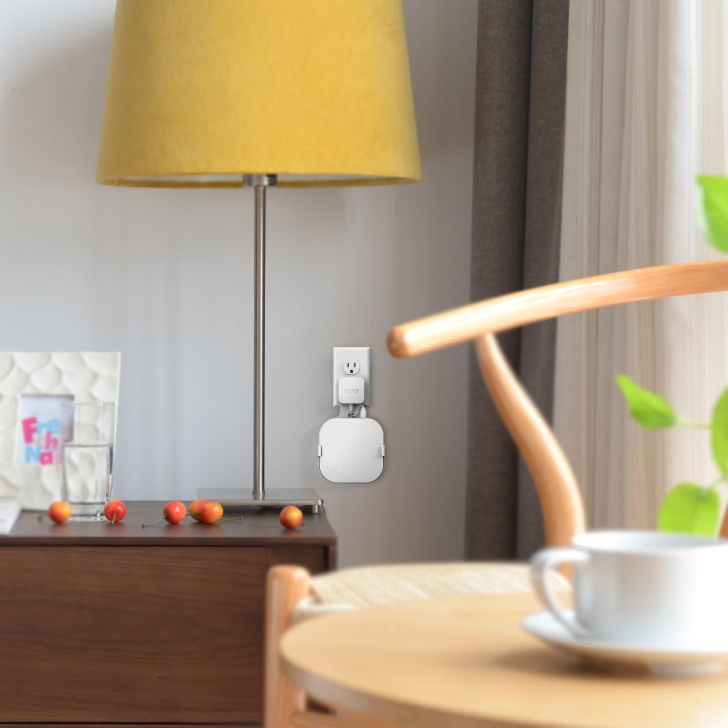 Wall Mount Holder for eero Home WiFi, The Simplest Wall Mount Holder Stand Bracket for eero Pro WiFi System Router No Messy Screws! (White(3 Pack)) …