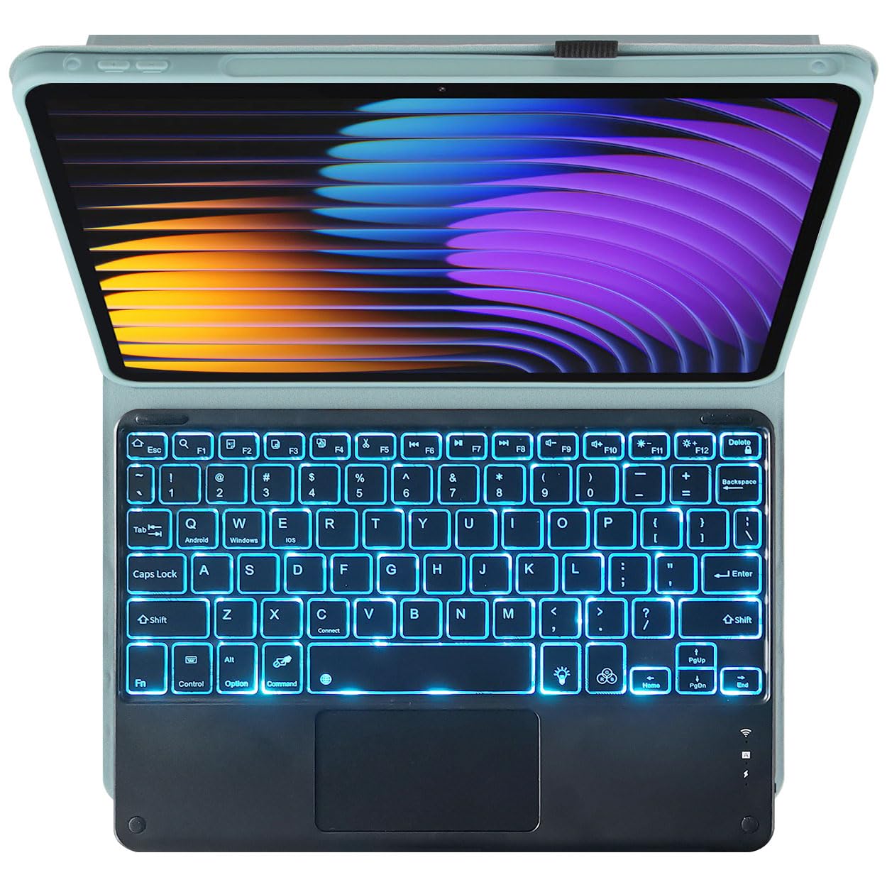 SCIMIN Wireless Bluetooth Keyboard Cover Smart Case for Xiaomi Pad 7 | Xiaomi Pad 7 Pro (11.2