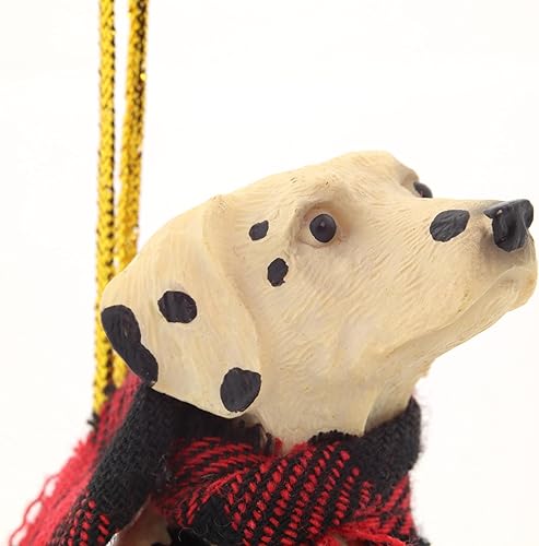 Miniatura 6 de Dálmata - Accesorio para colgar en el árbol de Navidad para perro, decoración navideña para el hogar y figura coleccionable, regalo para dueños de