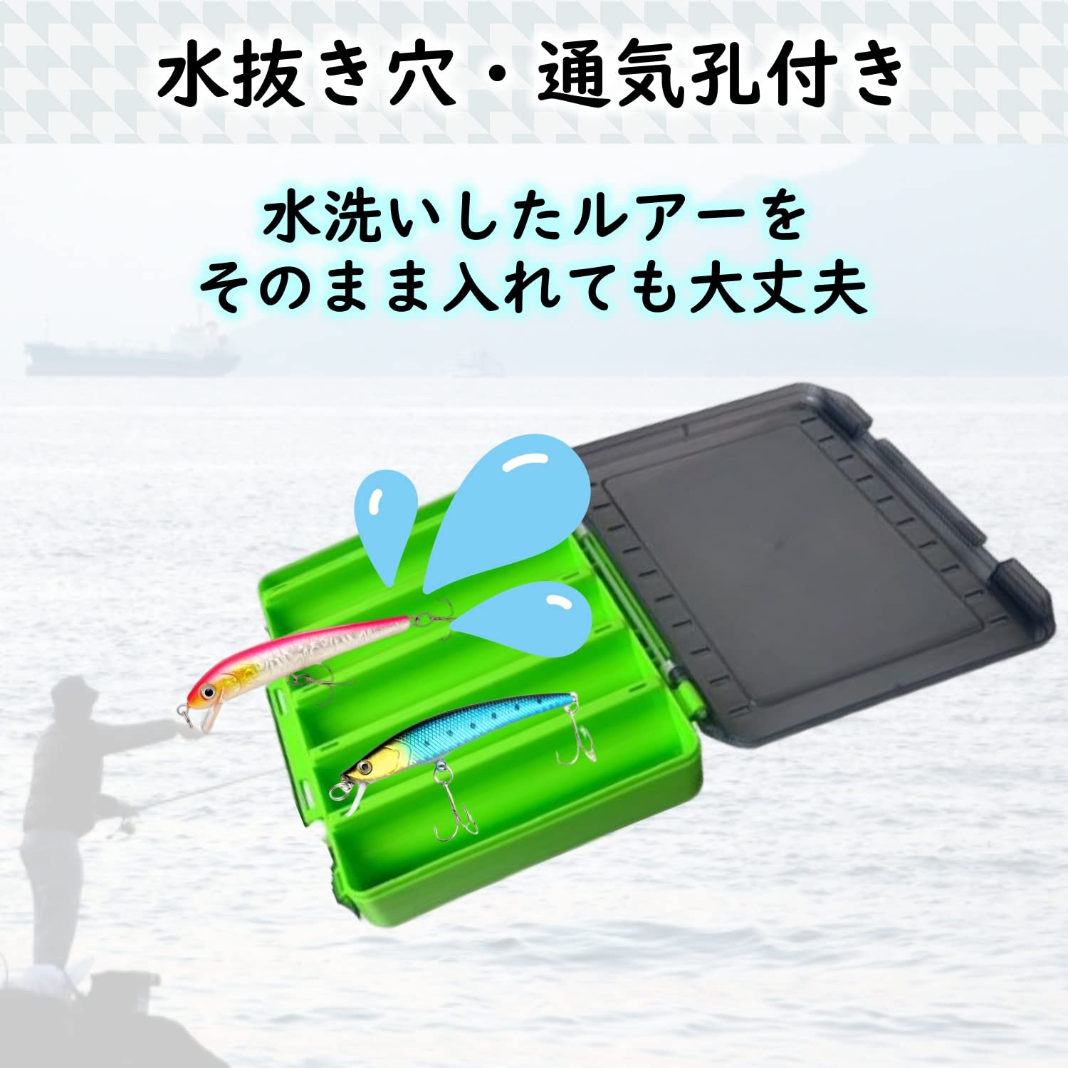 Amazon.co.jp: [CHIFONE] 釣り リール 収納ボックス ロッドホルダー 