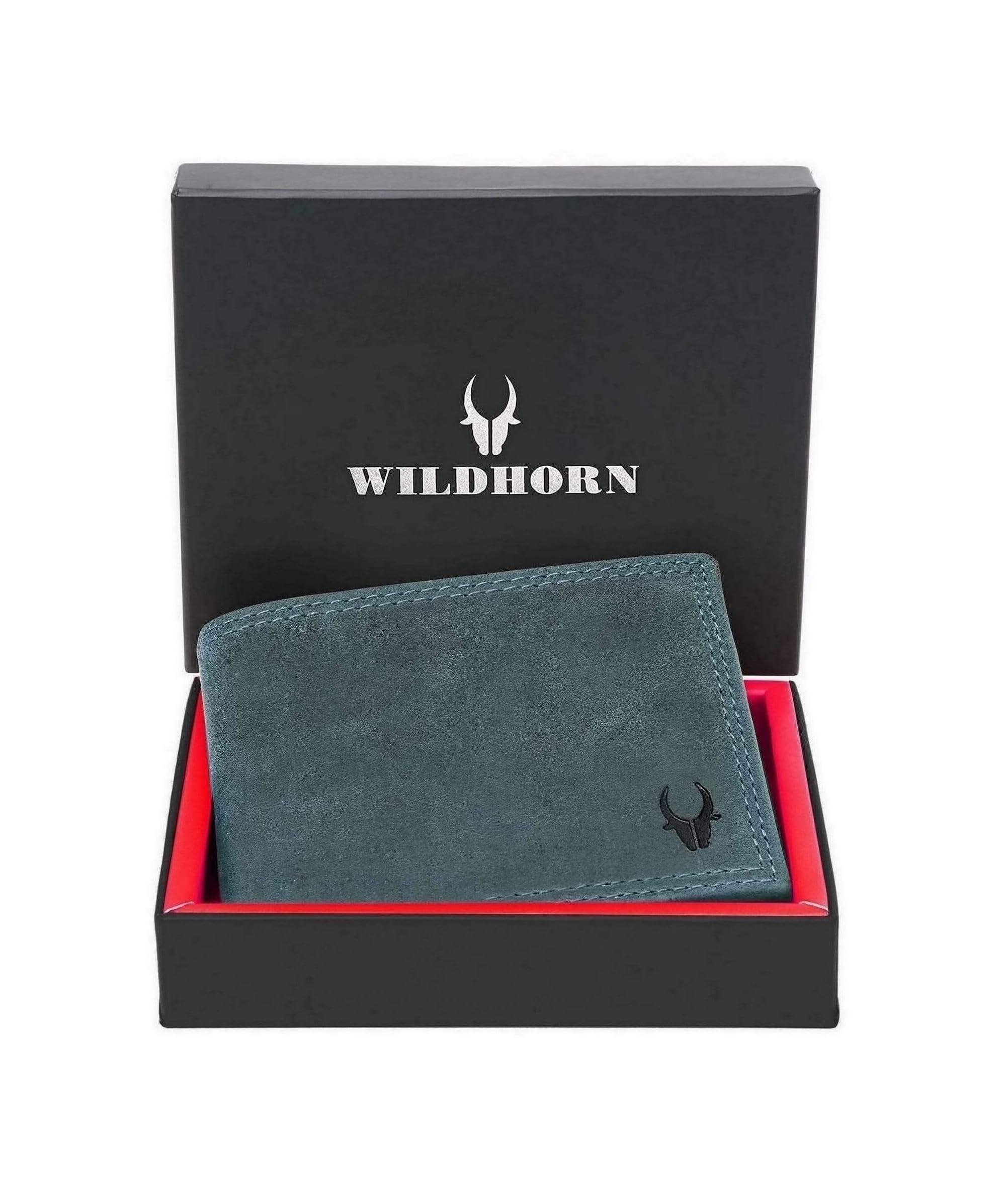 RFID Protected Genuine Leather Wallet for Men's