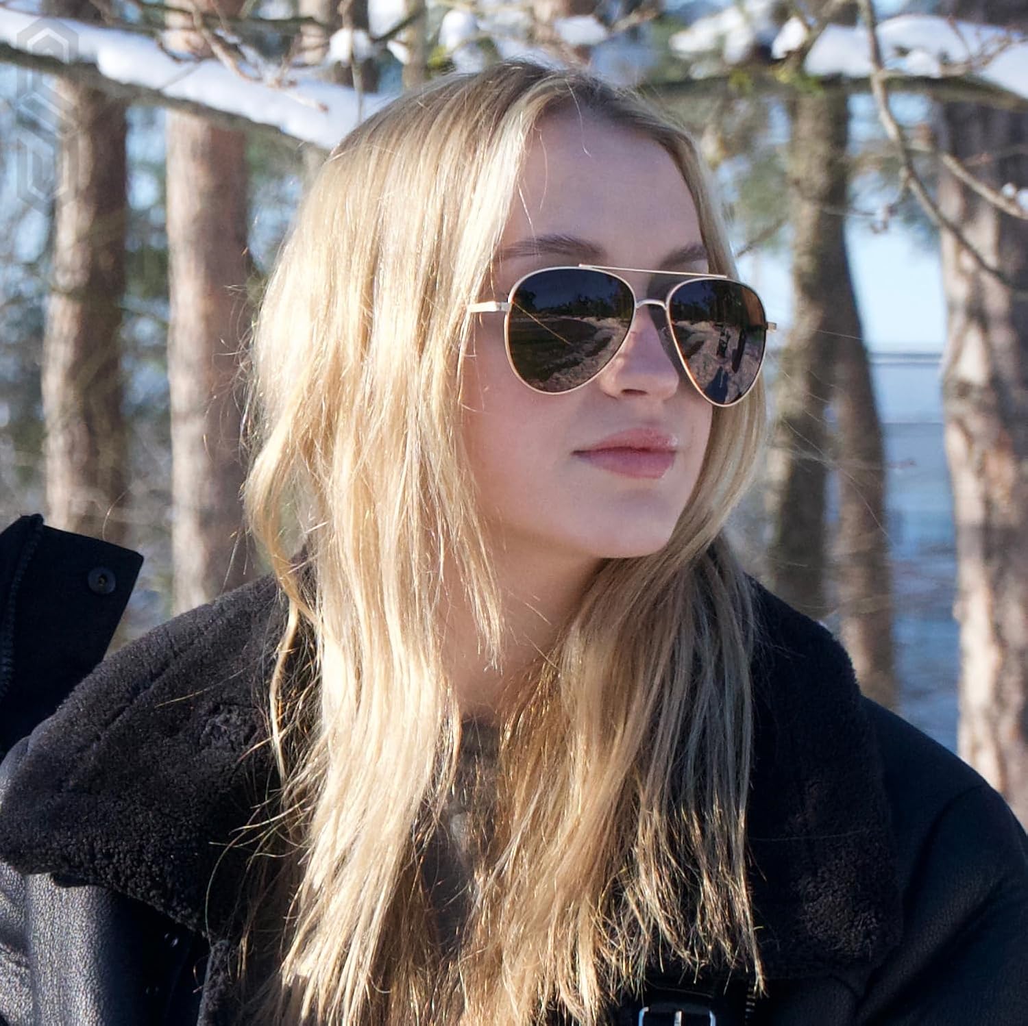 SIBERIAN 100% Real Glass Aviator 60mm USA Premium Pilot Sunglasses Men/Women UV400 Protection Non-Polarized