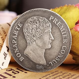 French Napoleon 5 Franc Silver Coin European Coin Foreign Coin Antique Silver Dollar World Character Coin Appreciation