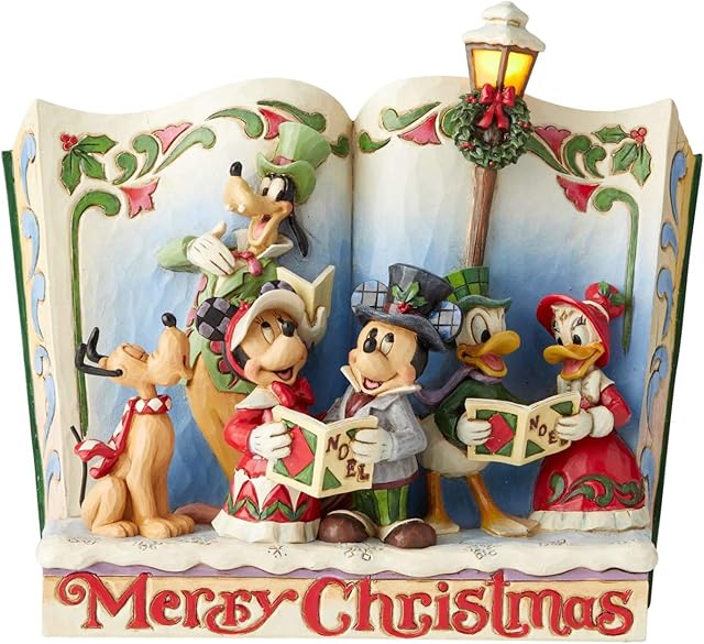 Disney Traditions Christmas Carol Storybook Figurine