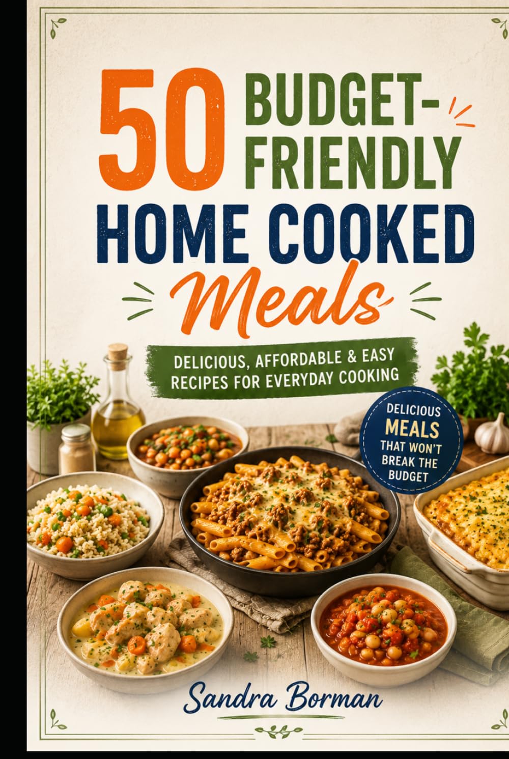 50 Budget-Friendly Home Cooked Meals: Delicious, Affordable & Easy Recipes For Everyday Cooking