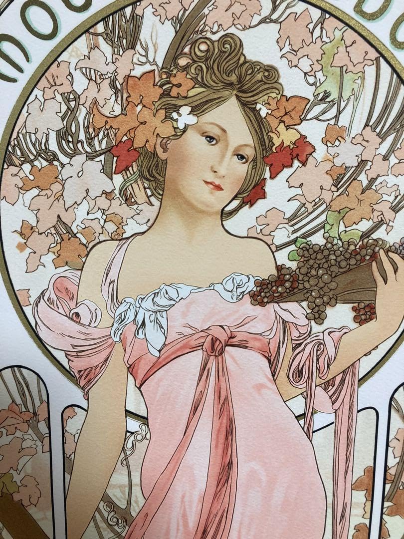 【特価品】ミュシャ「ホワイトスター」シルクスクリーンシート 版画 絵画 Amazon.co.jp: 品 ミュシャ ホワイトスター シルクスクリーン