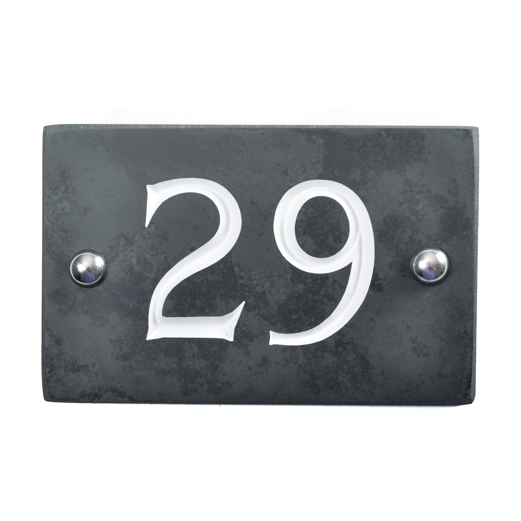 Slate Engraved House Number 29