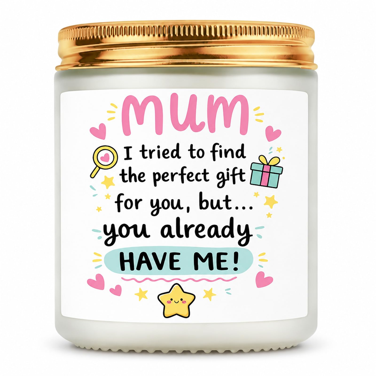Birthday Gifts for Mum, Scented Mum Candle Gifts for Mum Mothers Day Gift, Natural Soy Wax Relaxing Lavender Aromatherapy Mummy Gift, Presents for Mom Birthday Anniversary