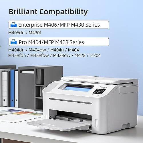 Miniatura 2 de 58A CF258A 58X CF258X Reemplazo para cartucho de tóner HP 58A negro compatible con impresora MFP M428fdw M428fdn M428dw M404 M428 Pro M404n M404dn