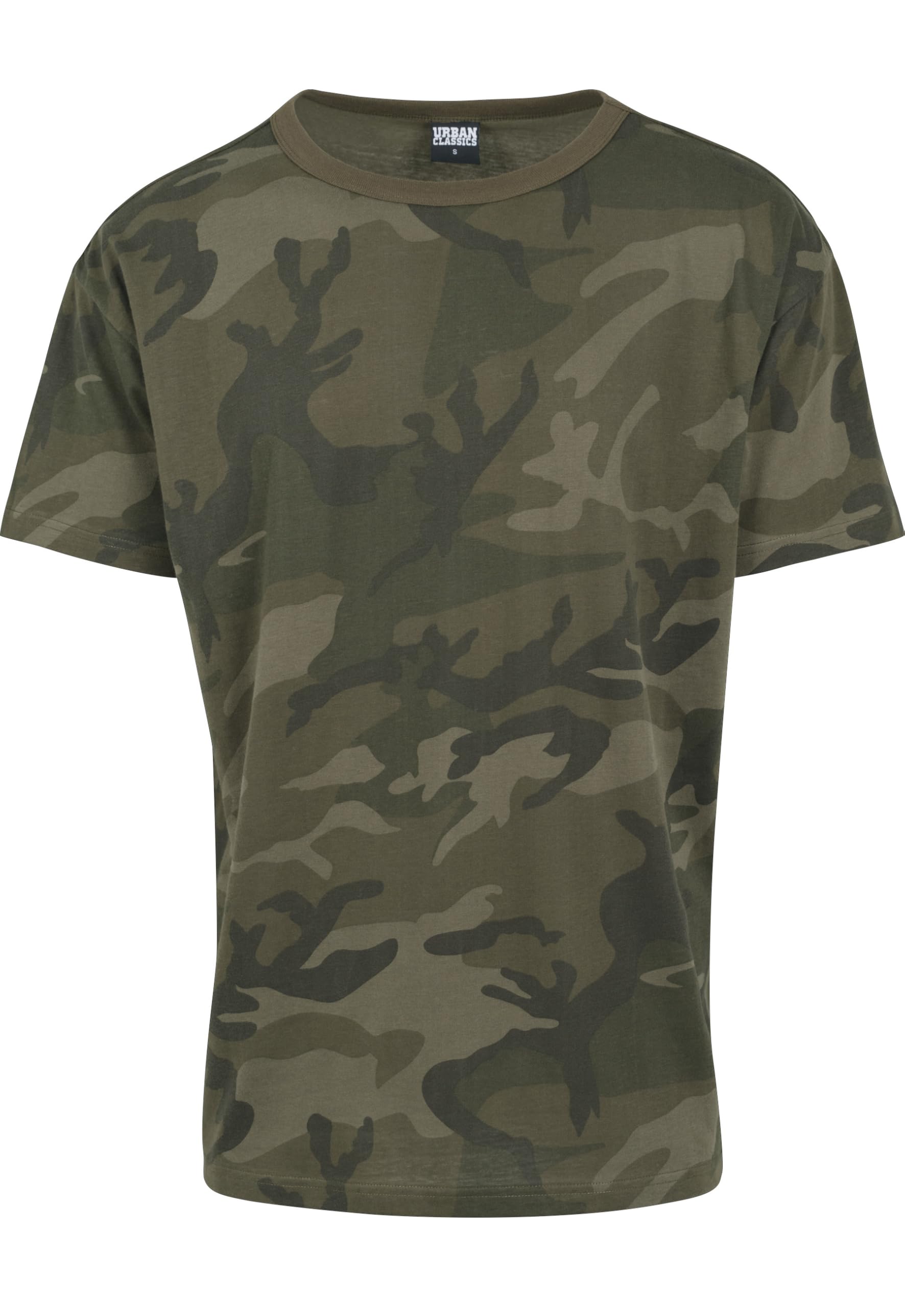 Urban Classics Men's Oversized Tee T-Shirt, Multicoloured (Olive Camo 775), M