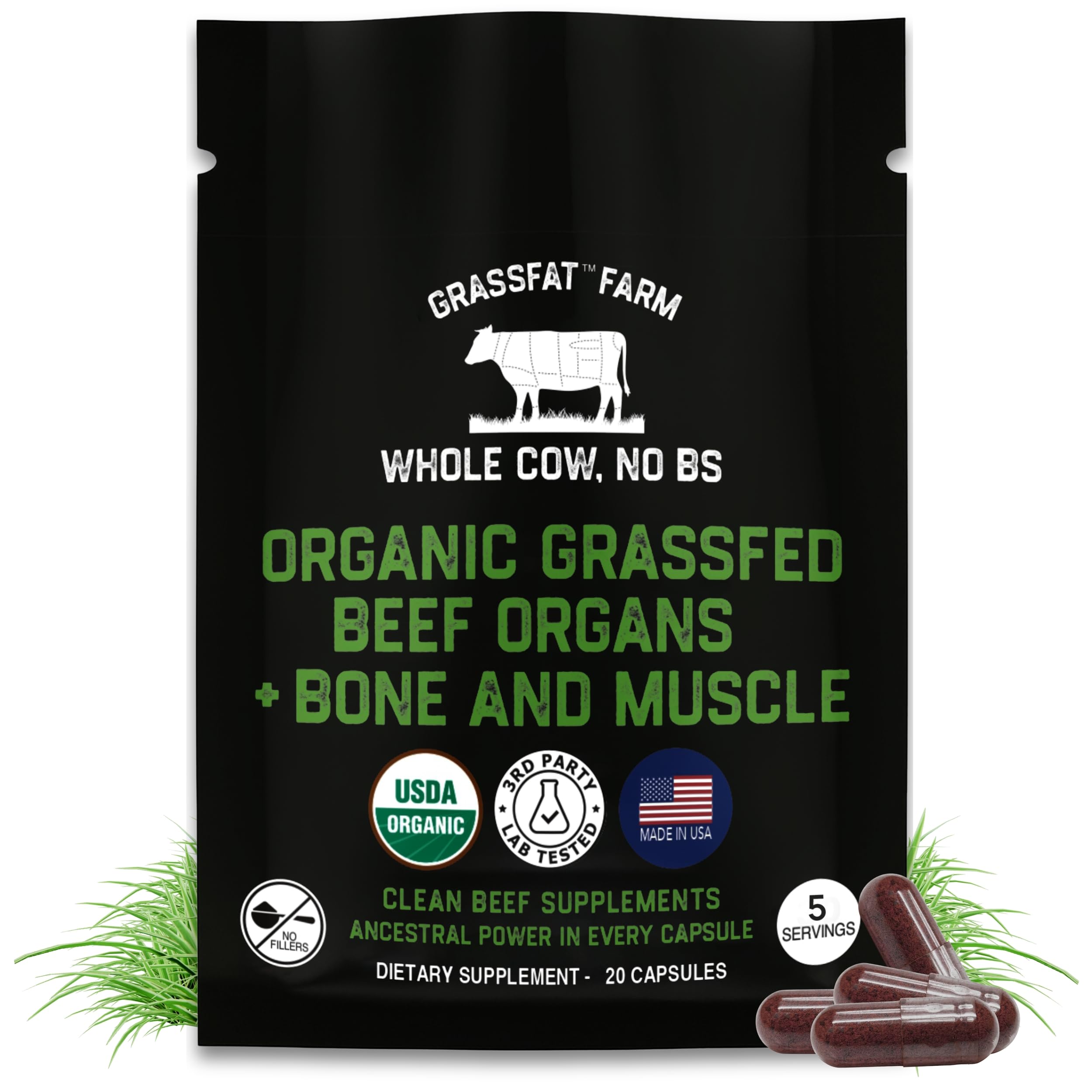Amazon.com: Grassfat Farm - USDA Certified Organic 100% Grassfed