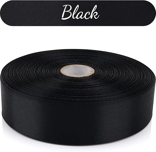 Miniatura 200 de Cinta de oro rosa de 1-1/2 pulgadas, para envolver regalos, 50 yardas, corona de fiesta de boda, costura, accesorios para el cabello, decoración