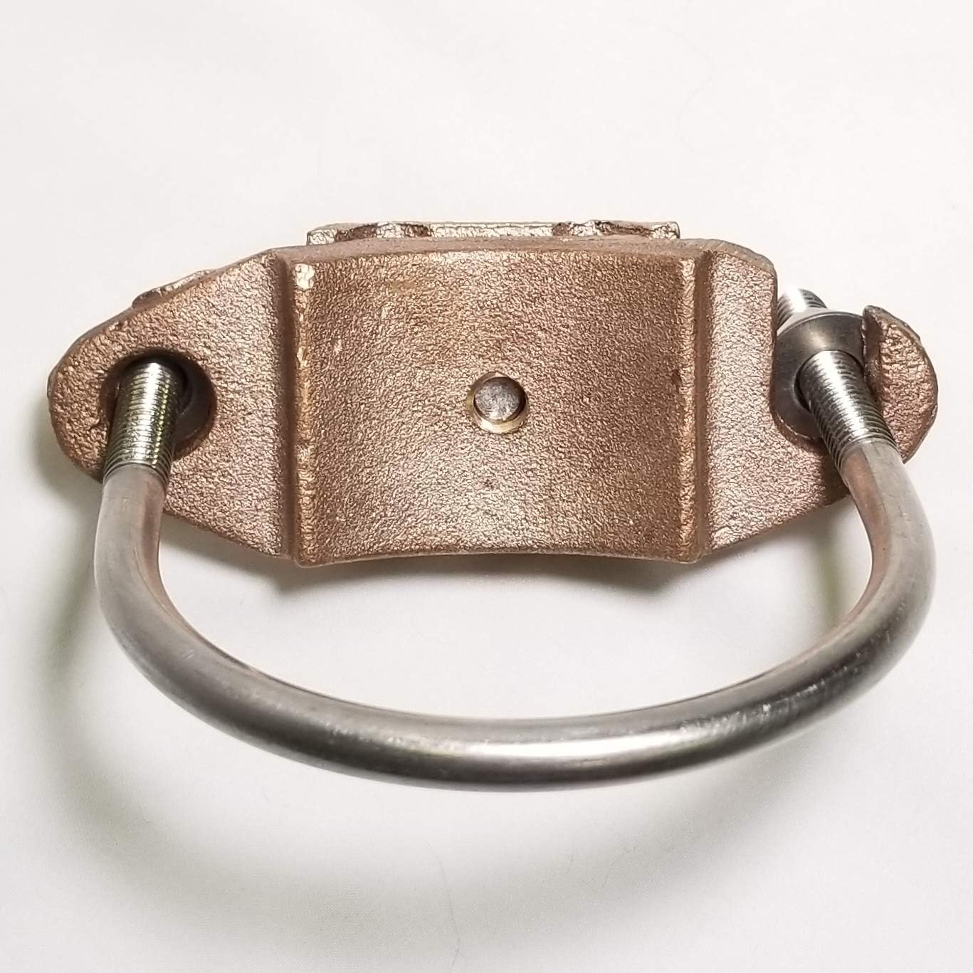3" U-Bolt Clamp - Bronze - Lightning Protection Connector - Pipe Clamp Grounding