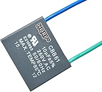 Vista 16 de HQRP Condensador compatible con ventilador de techo Hampton Bay 4uf+5uf+6uf de 5 cables CBB61 con certificación UL