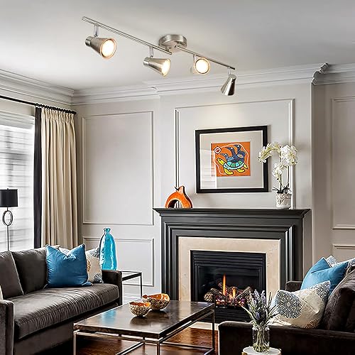 Miniatura 7 de DLLT - Luces de riel enchufables, pequeño foco de pared direccional, lámpara de techo empotrada para pasillo, mesita de noche, pasillo, imagen de