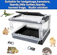 Vista 5 de Hámster crianza Casa Reptil crianza jaulas con ruedas (tamaño pequeño)