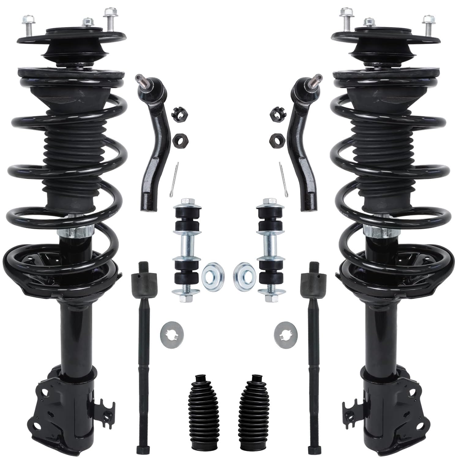 Detroit Axle - 10pc Front Suspension Kit for 2000-2005 Toyota Echo