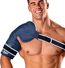 Magic Gel - Poche de Glace pour Epaule de Haute Qualité - Pack de Glace Réutilisable, Souple et Durable. Enveloppe de Compression pour Thérapie par le Froid - Epaule Gauche ou Droite