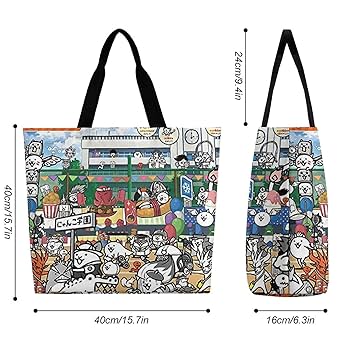 トートバック＆ポーチ♡にゃんこ 楽天市場】トートバッグ 神保町 にゃんこ堂 猫 キャンバス A4