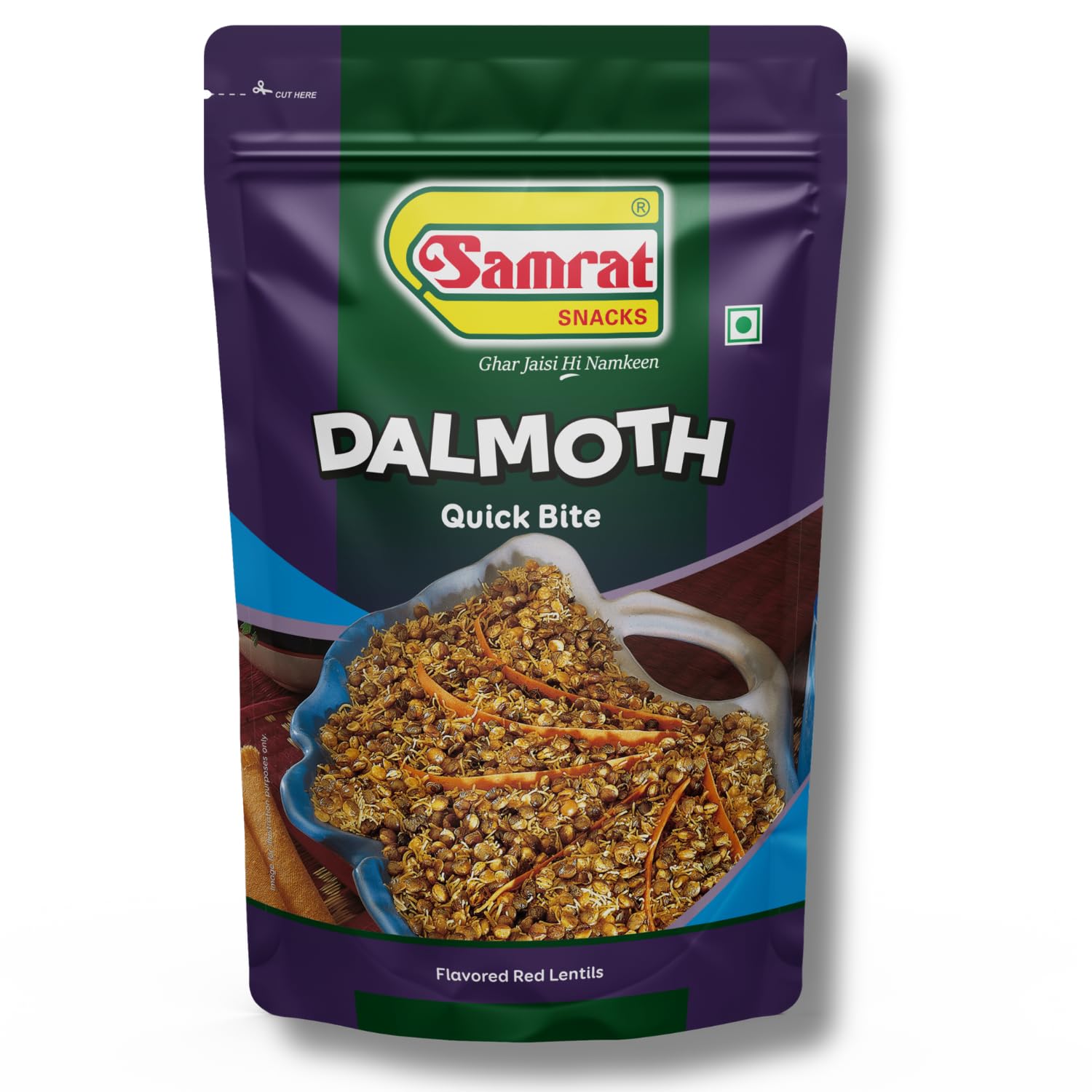 Samrat | Dalmoth Quick Bite Mix Namkeen with a Perfect Blend of Crunch & Flavor Snacks | Ghar Jaisi Hi Namkeen | (1 KG) (B0BL7G1NDG) Amazon Price History, Amazon Price Tracker