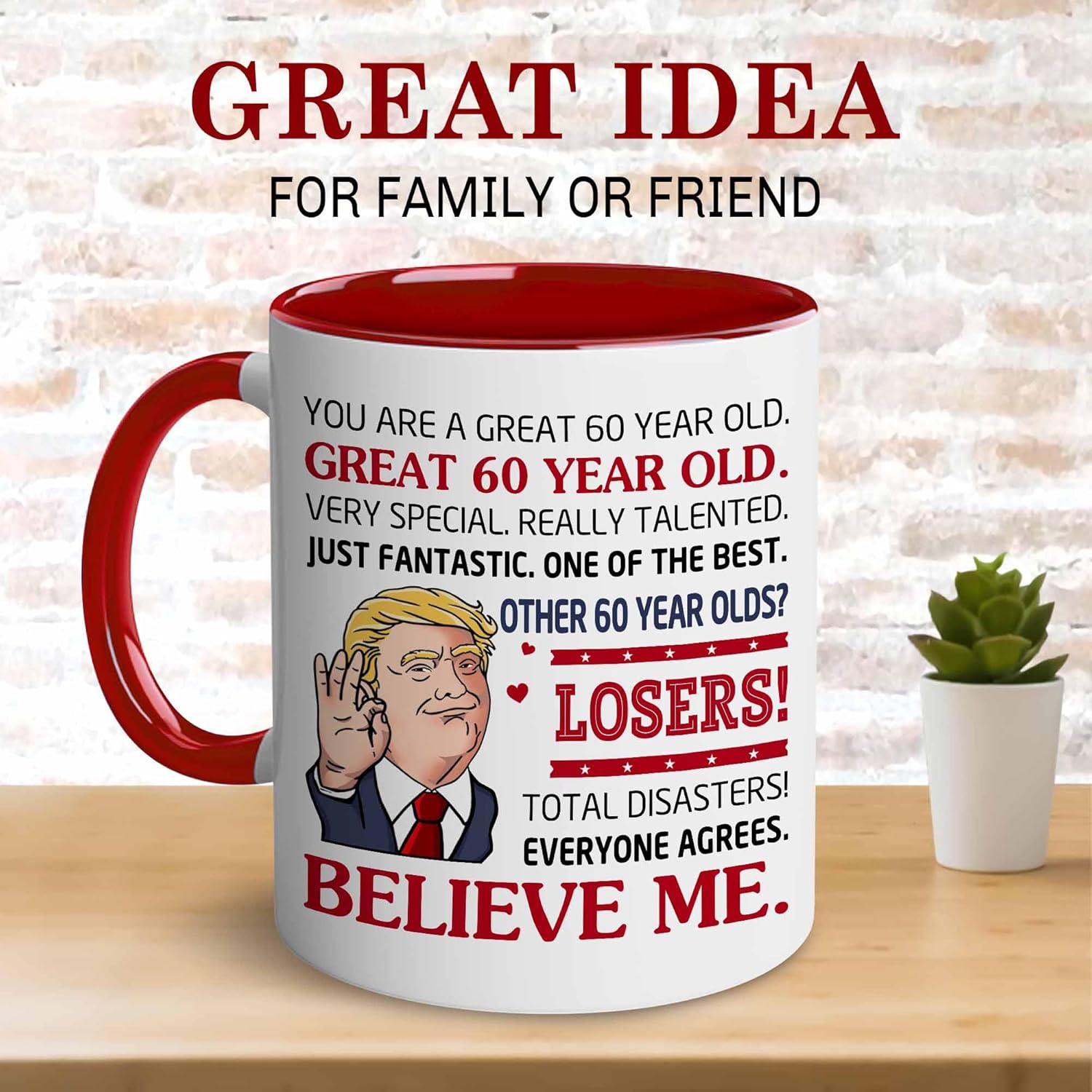 BECHUSKY 60th Birthday Gifts For Men Women - 1966 60th Birthday Gift For Mom, Dad - 1966 Birthday Gifts Ideas - 60 th Mug For Grandma, Grandpa - Turning 60th Birthday Mug - 60th Present Cups - Image 2