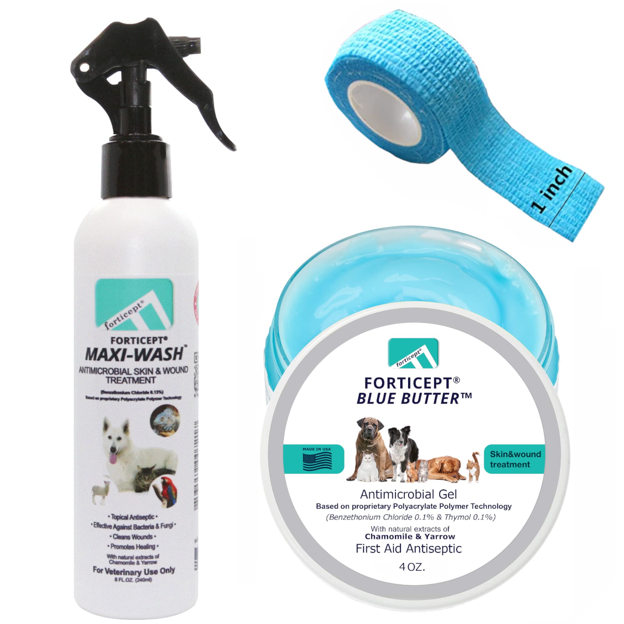 Buy Forticept Hot Spot Treatment for Dogs Kit MaxiWash Dog Itch