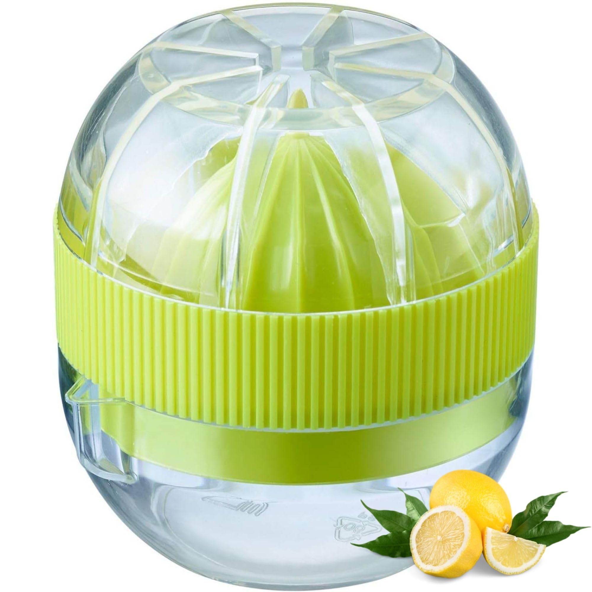 Westmark Exprimidor de cítricos con recipiente y tapa 7,2 cm 50 ml Plástico Transparente/verde
