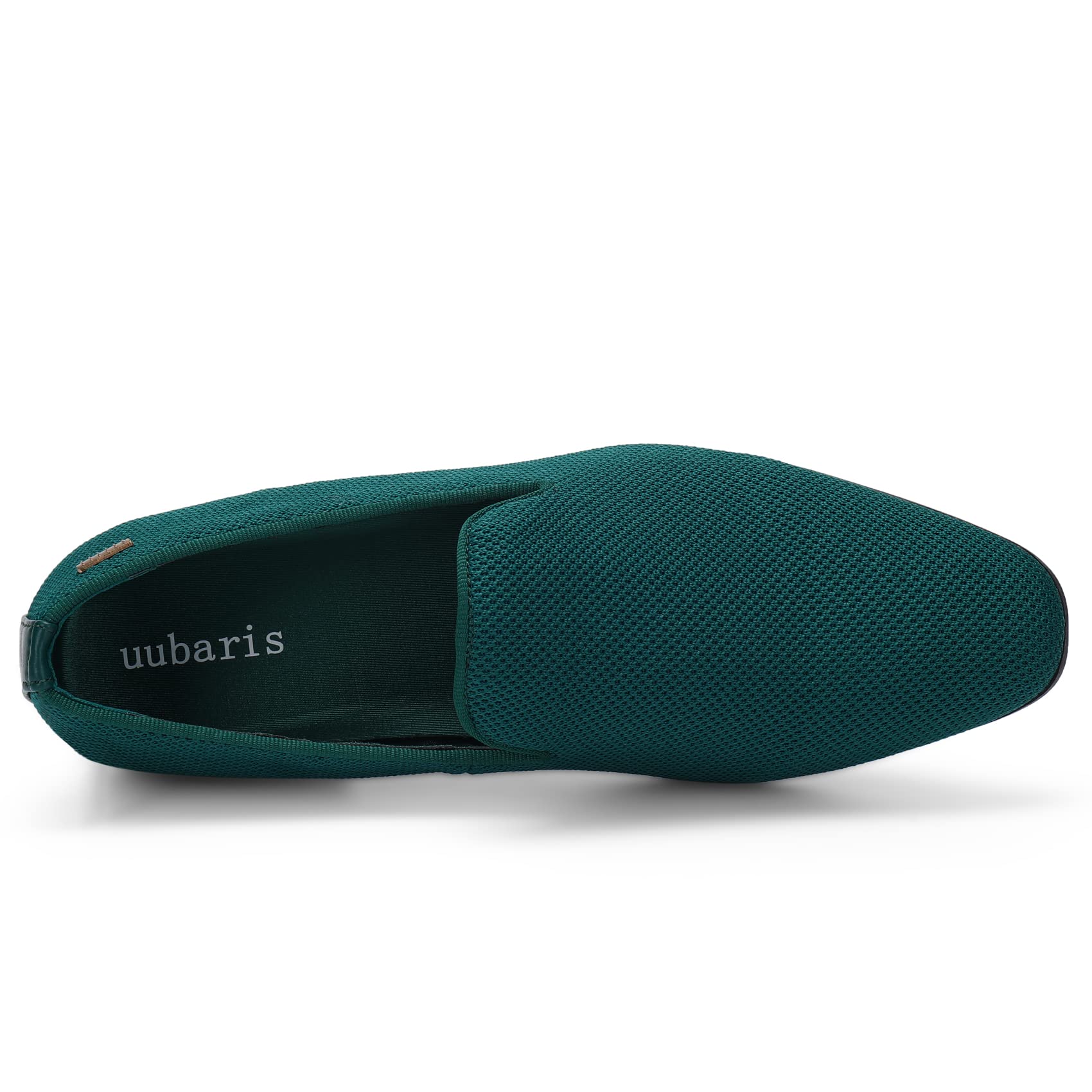 UUBARIS Mens Loafers Dress Shoes Tuxedo Walking Shoes for Work Office Dress Outdoor Dark Green Size 11