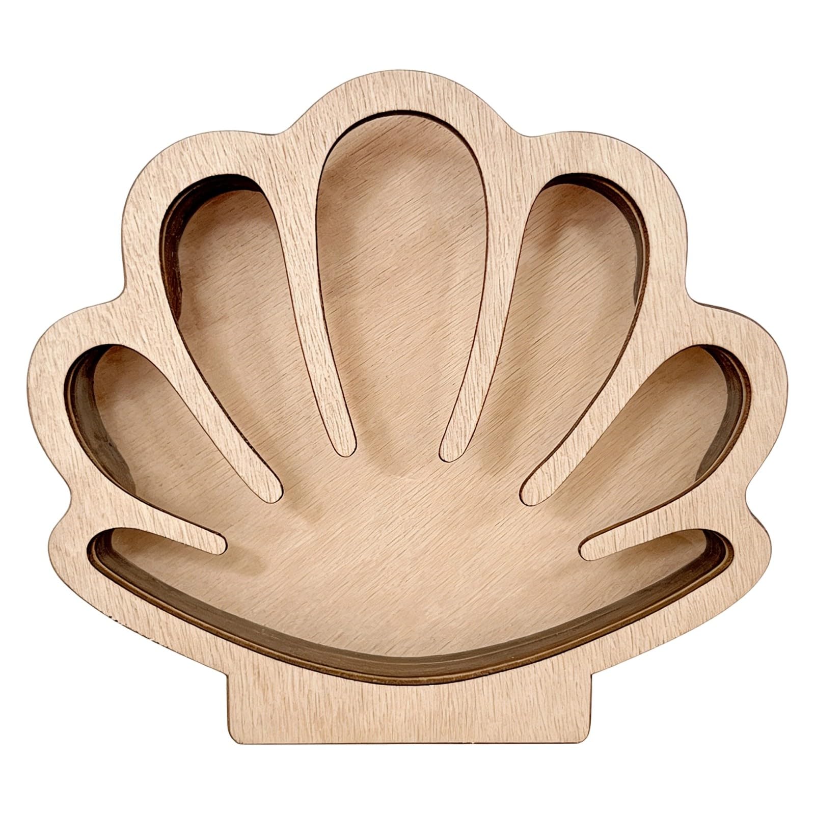 Shadows Box Wooden Seashells Display Box for Starfishs Collection Beach Coastal Room Home Decors Seashells Holders Small Shadows