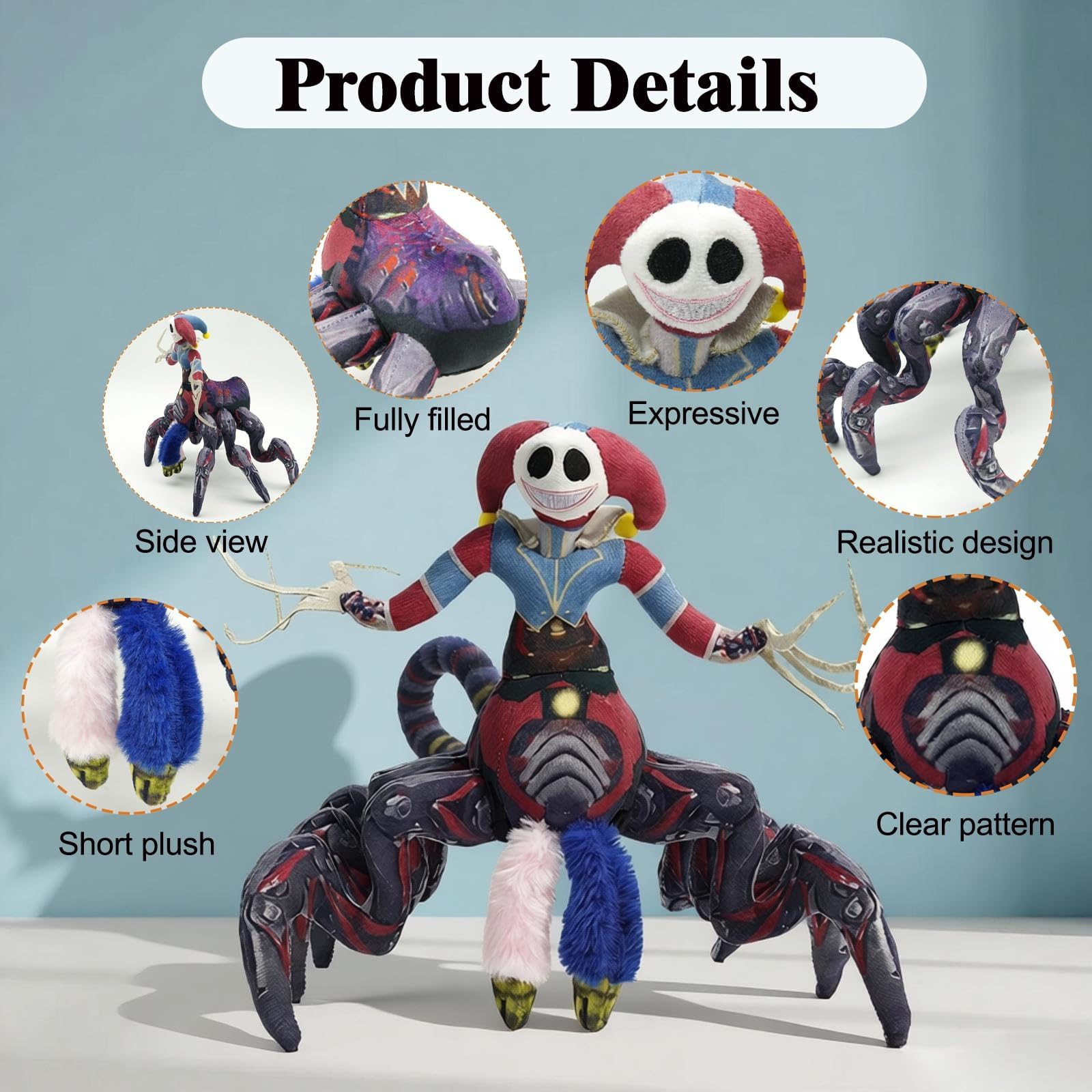 Wrongsides Outimals Plush Toy Set, Wrongsides Outimals Plushies, Horror Game Doll Monster Horror Plush for Kid and Fans (Brown) - 2