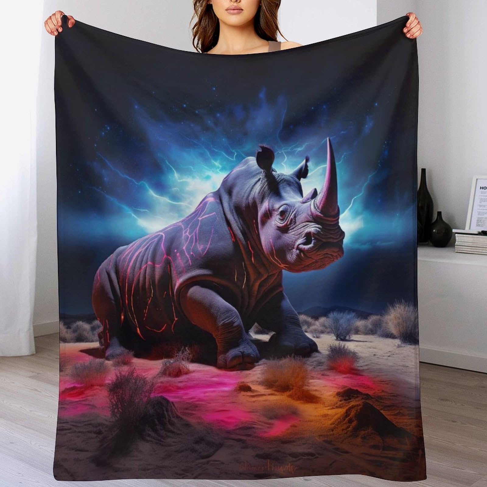 Couverture lit rhinocéros pour des soirées cocooning et confort