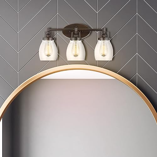 Miniatura 3 de Generation Lighting 4414503-710 Belton Three - Lámpara de pared o baño, color bronce