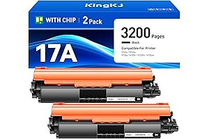 17A 2-Pack Premium Toner Cartridge high yield replacement for HP 217A 17A CF217A toner