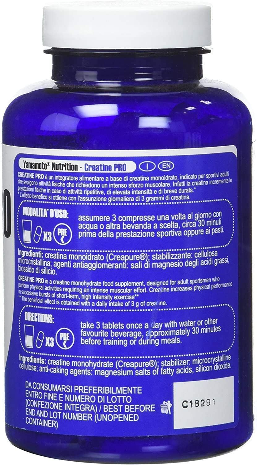 Yamamoto CreatinePro 150 compresse (2 confezioni) - creatina Creapure Quality + Omaggio Prozis