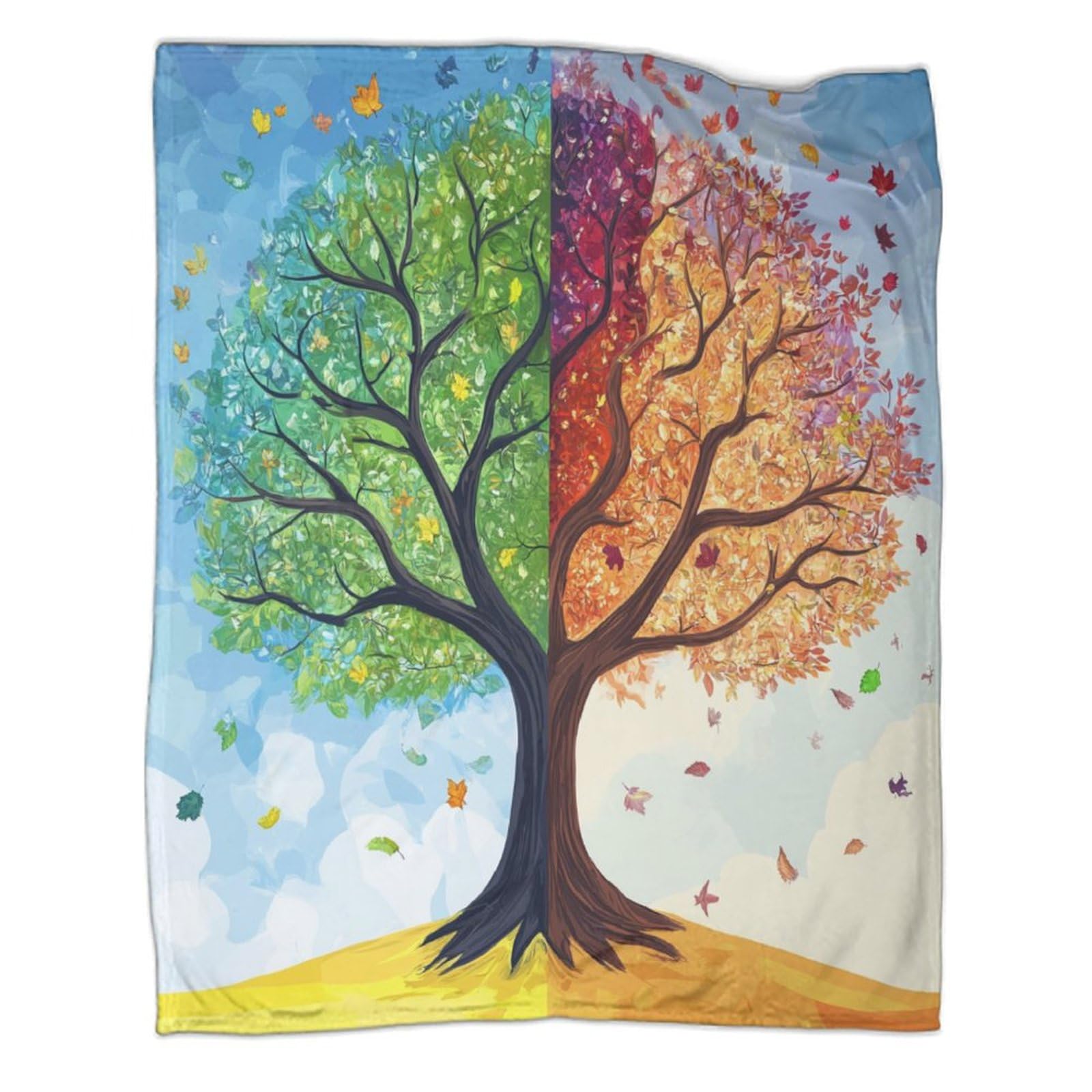 Couverture canapé polaire 3D colorée pour des soirées cocooning en famille
