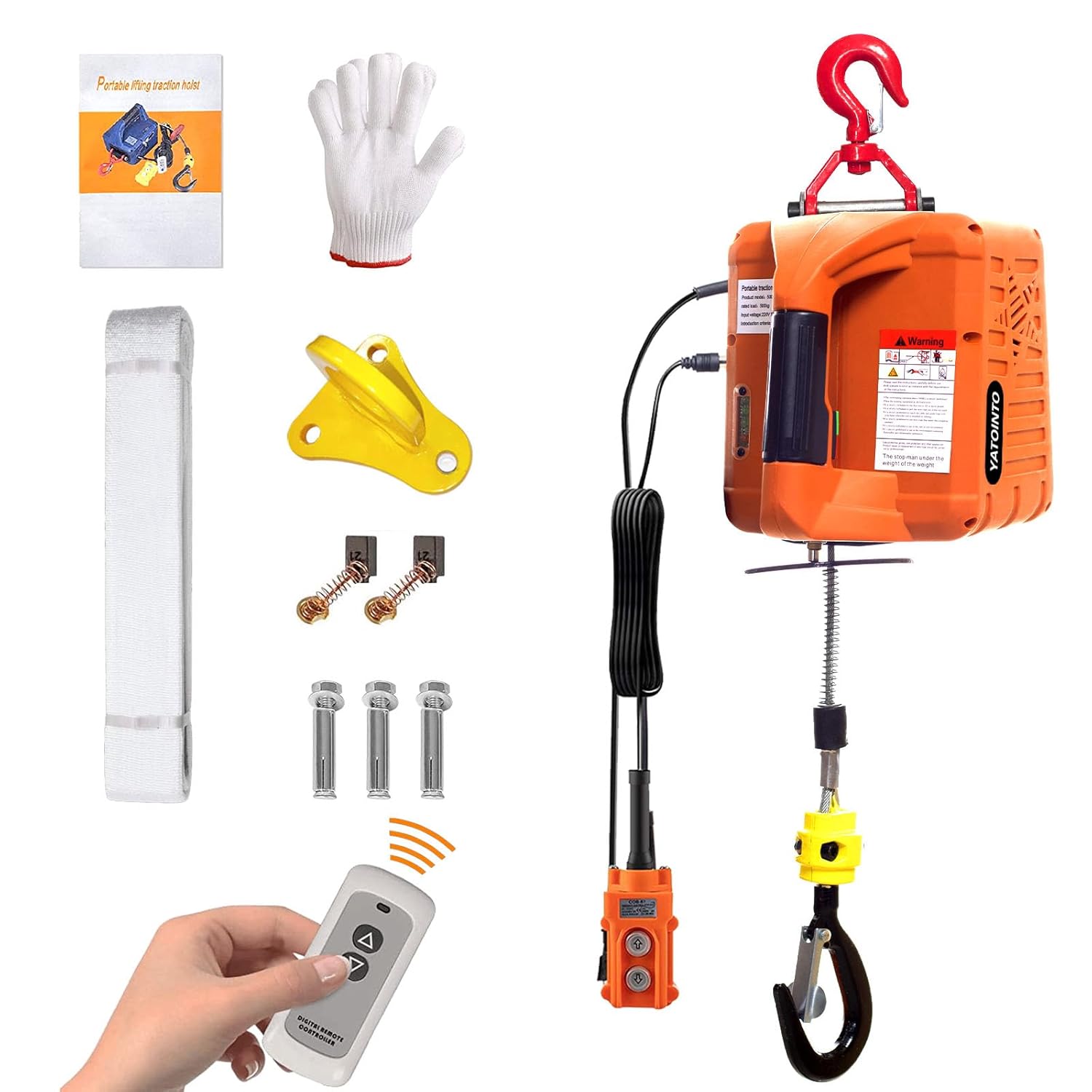 YATOINTO 3 in 1 Electric Hoist Winch, 1100lbs Sri Lanka Ubuy